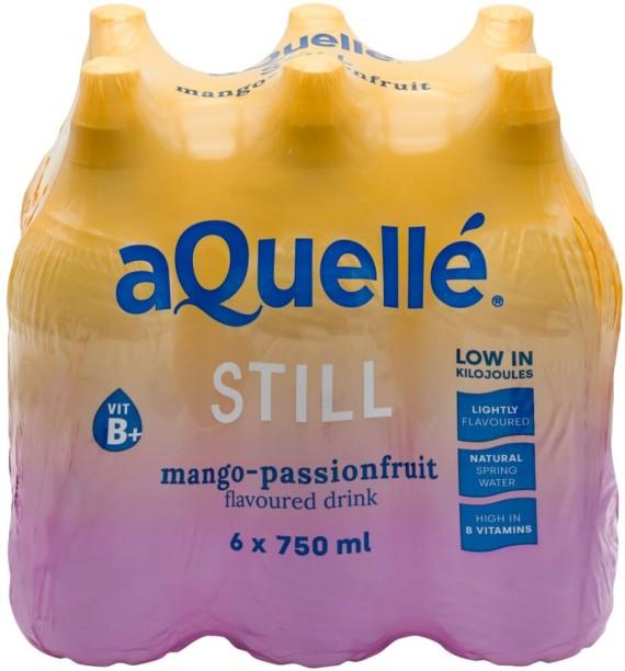 aQuelle Mango-Passionfruit Drink Flavoured Water 6 x 750 ml (6x750 ml)